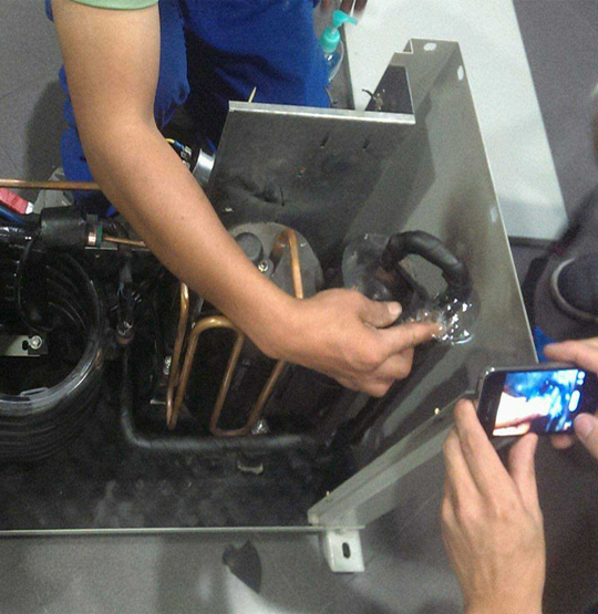 麒麟维修空调制冷效果差